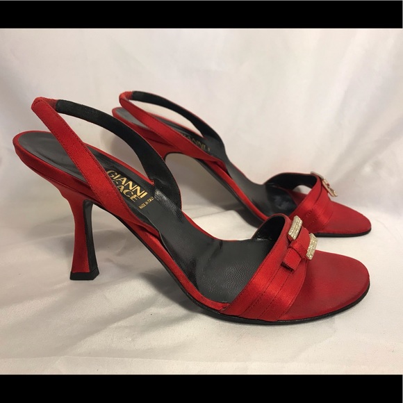 🔆 Gianni Versace women’s heeled sandals - Picture 3 of 6